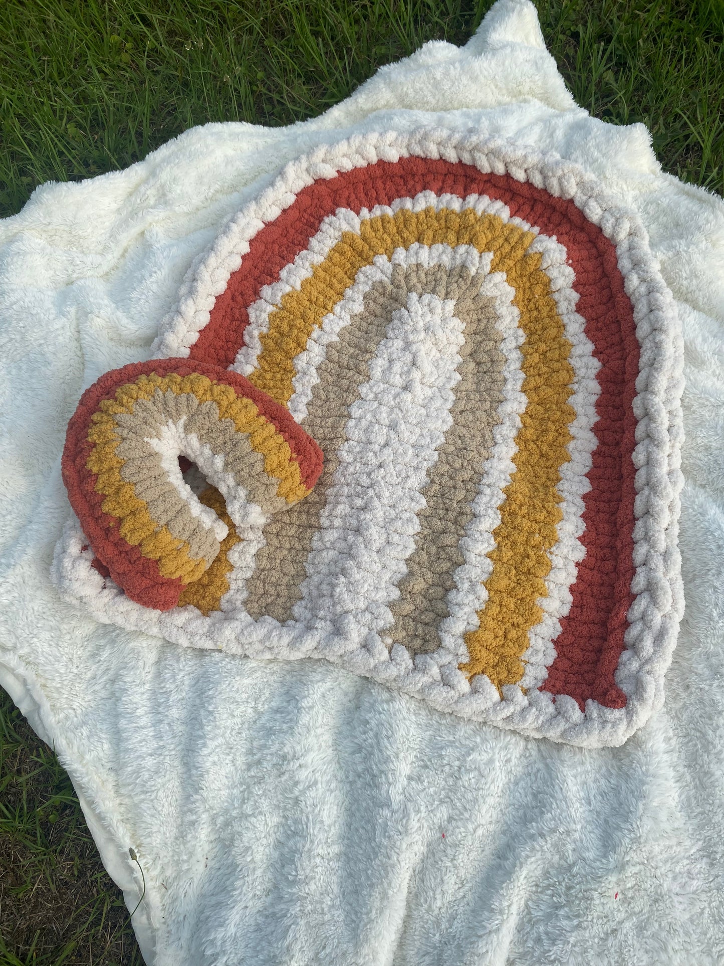 Baby Rainbow Playmat/ Blanket