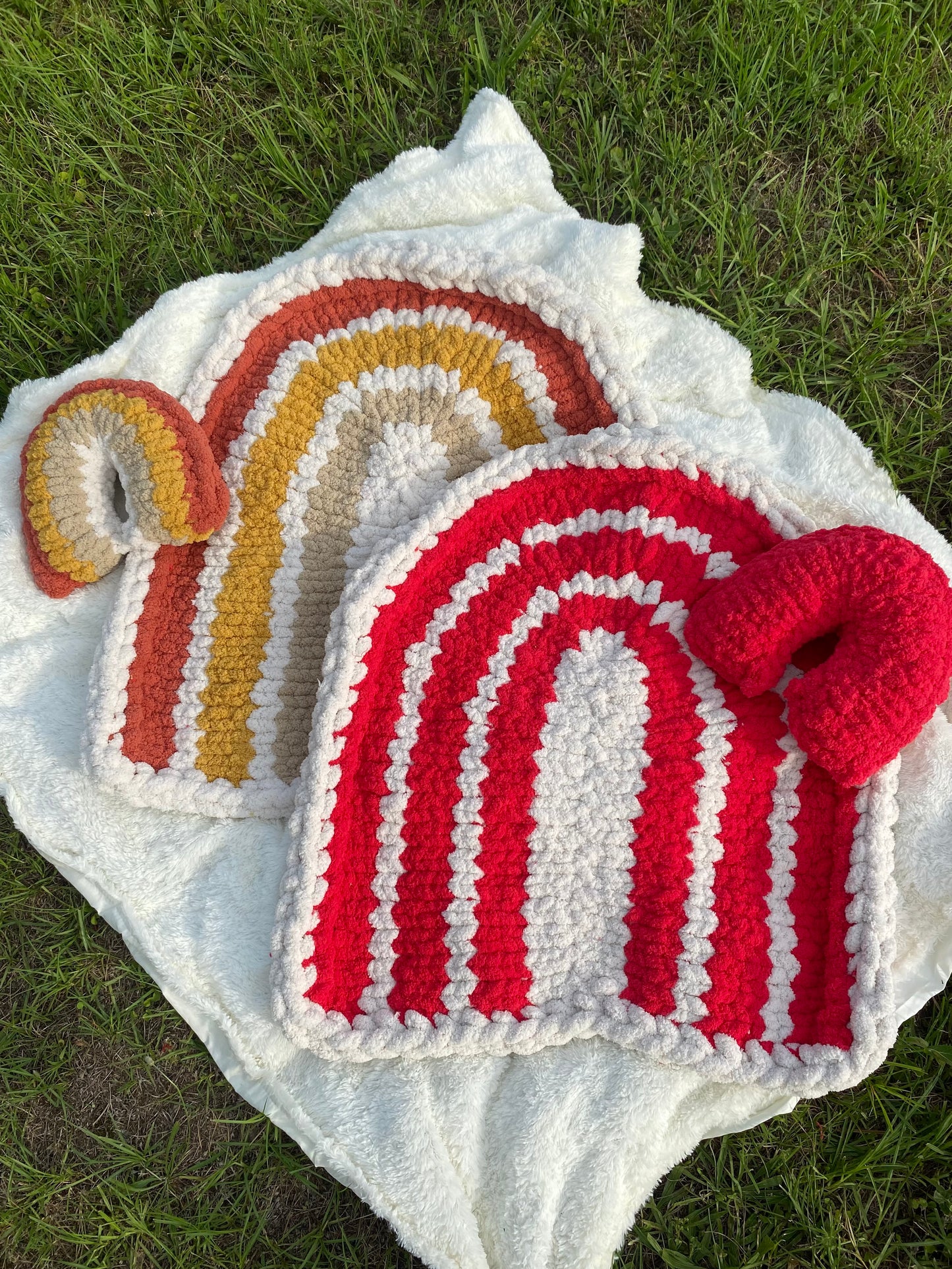 Baby Rainbow Playmat/ Blanket